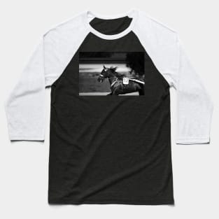 harness horse cart racing - 12 Baseball T-Shirt